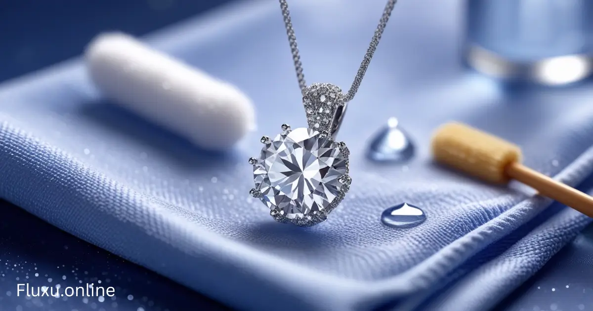Diamond Cleaning from Pendant or Locket
