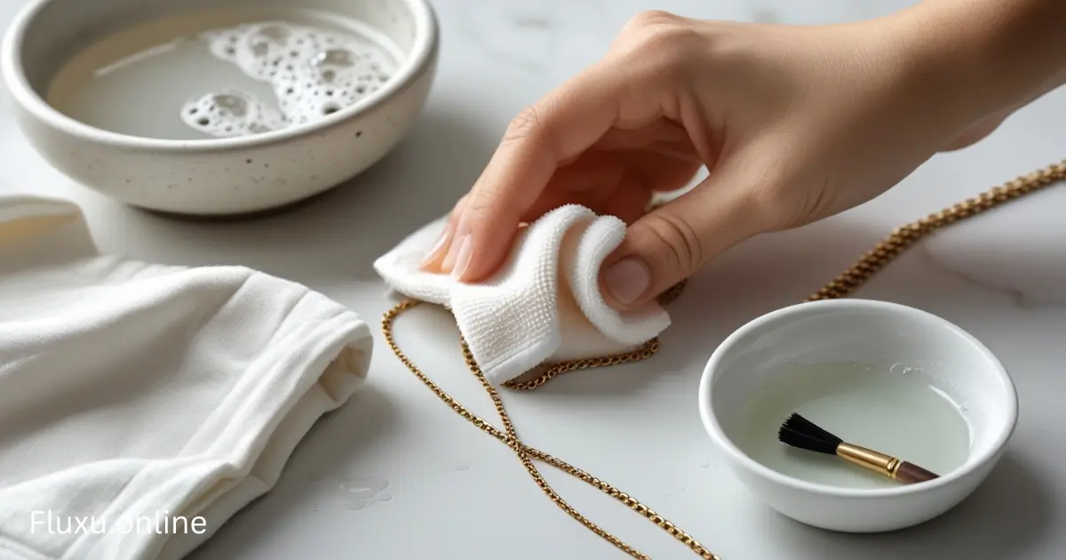 How To Clean Necklace when taking hair away